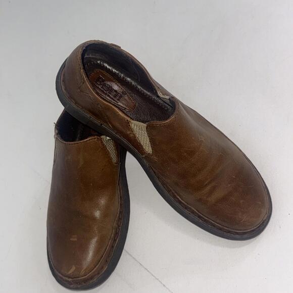 Shoes - Born Kent Loafers Brown Leather Slip on Casual Gorpcore Unisex Work Shoes Sz 38